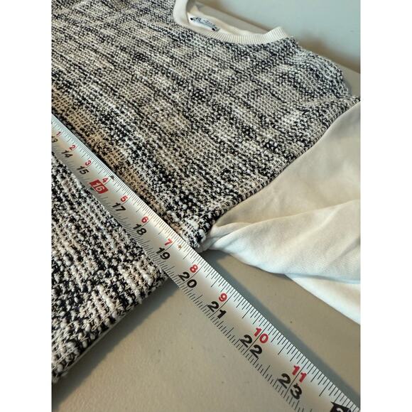 Zara Houndstooth Print Sweatshirt Size S - Picture 6 of 7
